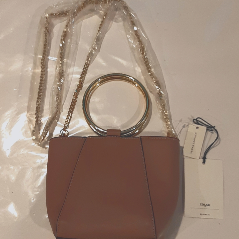 NWT Colab Women's Vegan Leather Crossbody Handbag New